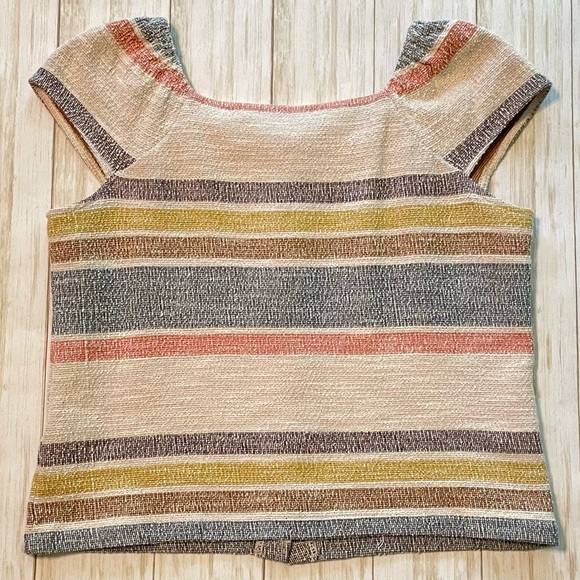 Madewell Button Top with Cap Sleeves - Picture 8 of 8